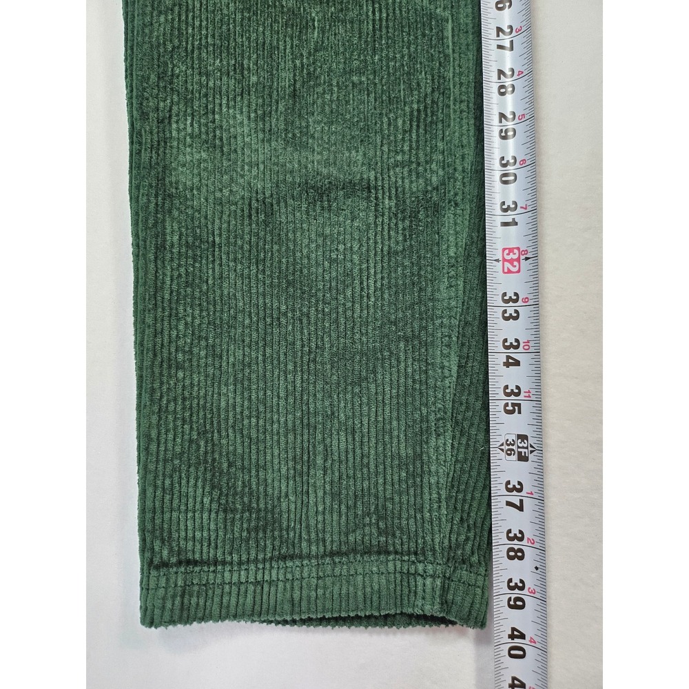 Pact Forest Green Organic Cotton Corduroy Straight Leg Utility Pants Womens Med - Picture 11 of 15